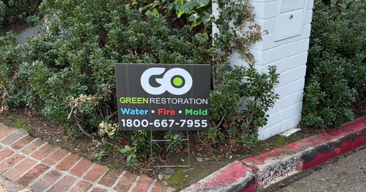 fire damage restoration work by Go Green Restoration