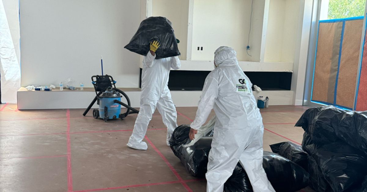 mold restoration work by Go Green Restoration