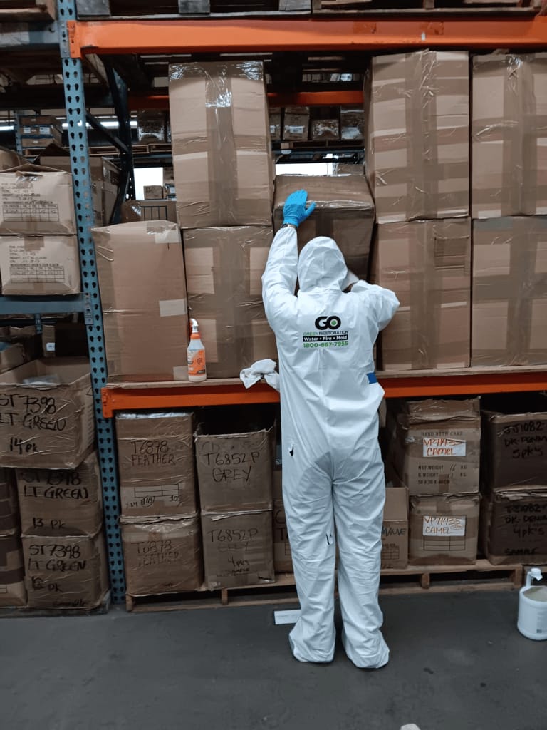 Fire damage restoration - commercial fire damage